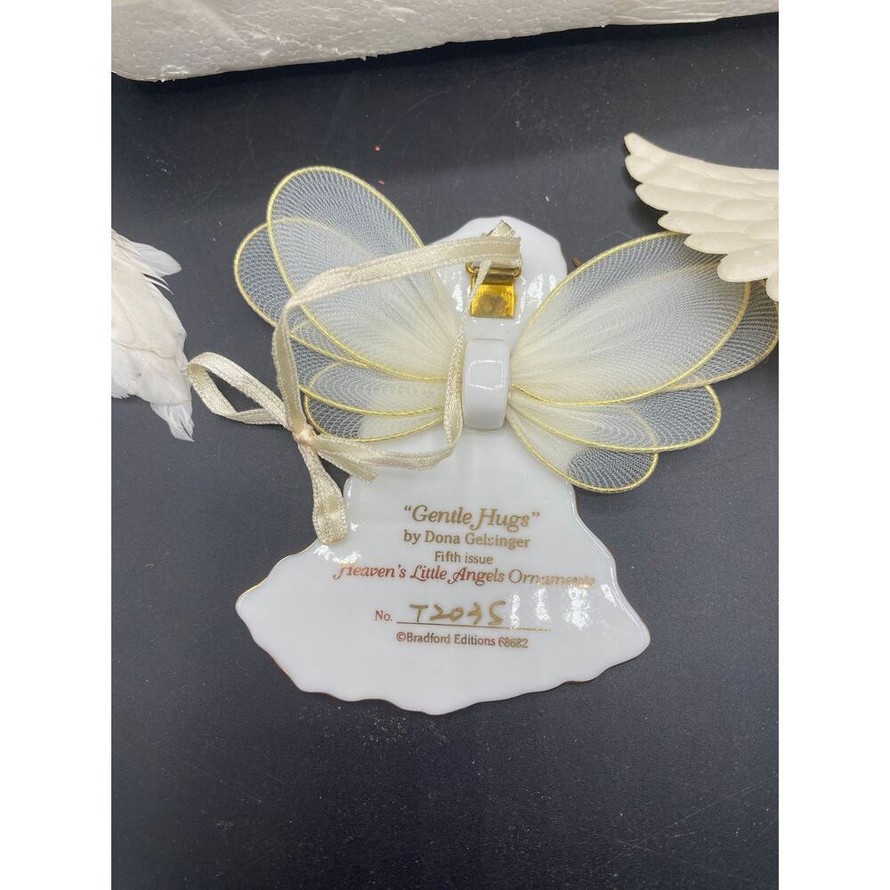 3 Vtg 1998 The Bradford Editions Heaven’s Little Angels Ornament Collection - Picture 7 of 9